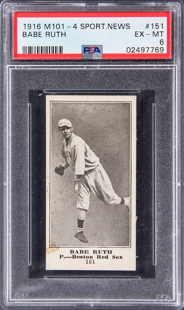 sports card slab