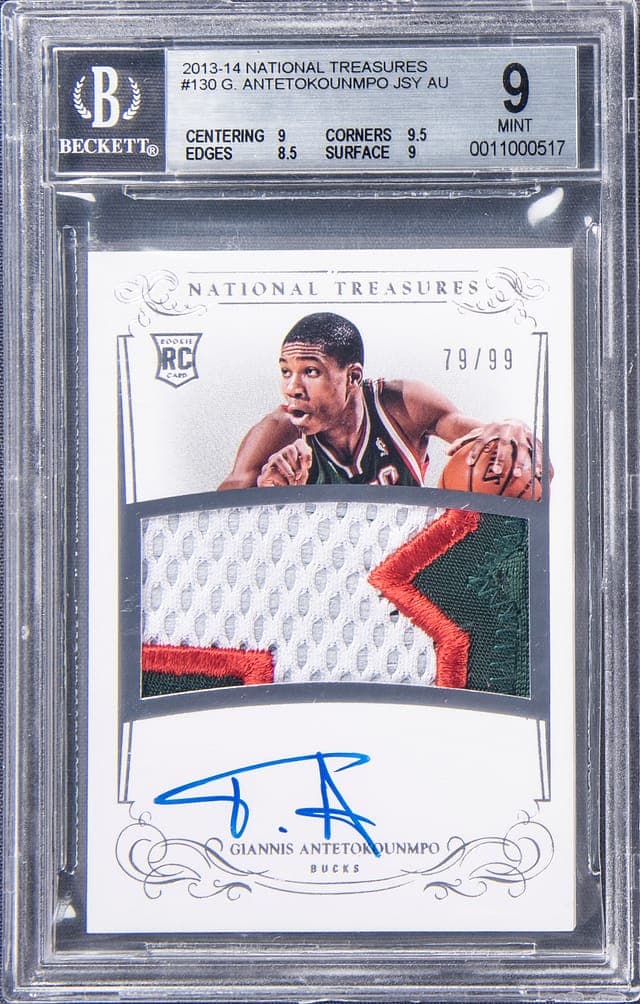 sports card slab