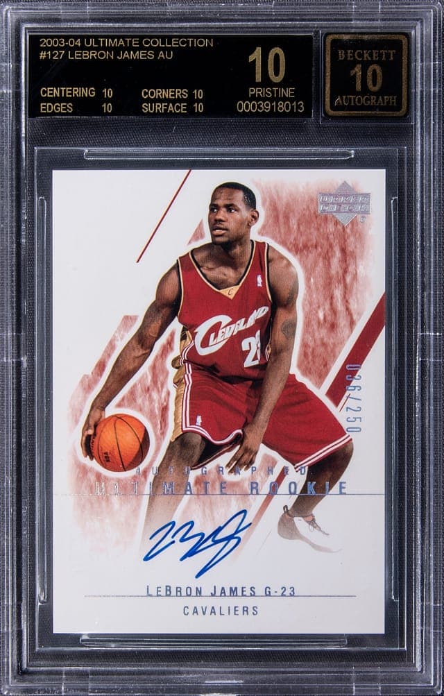 sports card slab