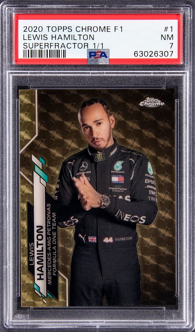 sports card slab